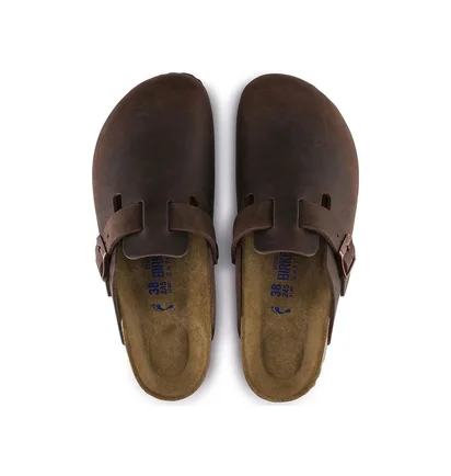 Тапочки унисекс BIRKENSTOCK Boston Soft Footbed Clog Brown 159711