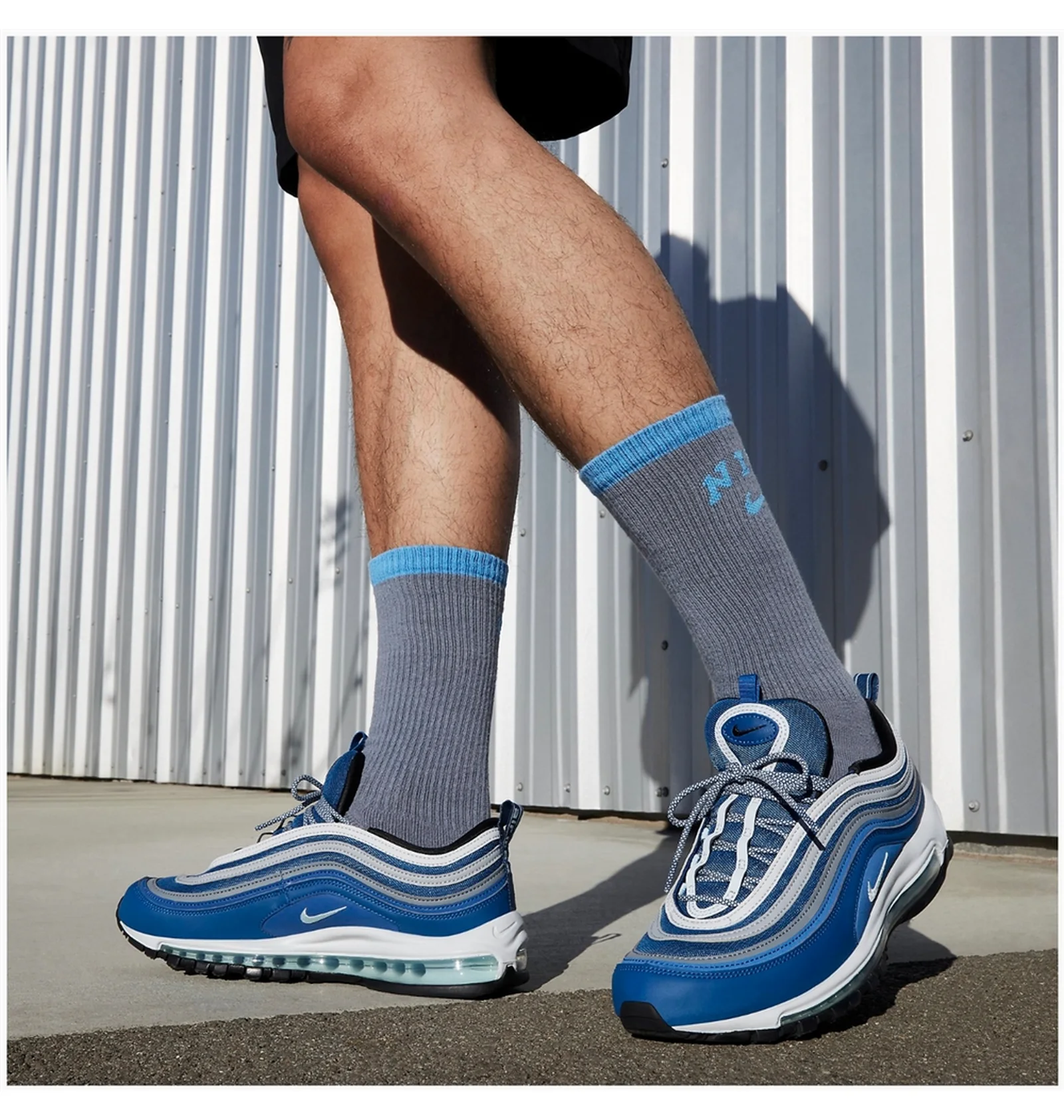 ᐉ Кроссовки мужские Nike Air Max 97 Blue/Grey FN6957-400 - купить