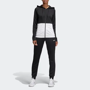 Спортивний костюм жіночий Adidas Linear Hoodie Black/White DV2425