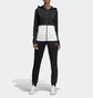 Спортивный костюм женский Adidas Linear Hoodie Black/White DV2425