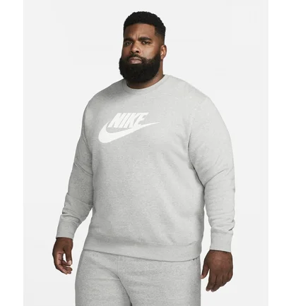 Свитшот мужской Nike Sportswear Club Fleece Graphic Crew Grey Dq4912-063