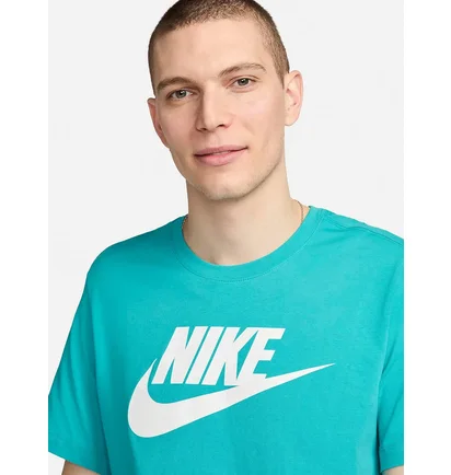 Футболка чоловіча Nike M Nsw Tee Icon Futura Turquoise AR5004-345