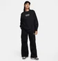Світшот жіночий Nike Nsw Flc Os Crew Gls Black HM4318-010