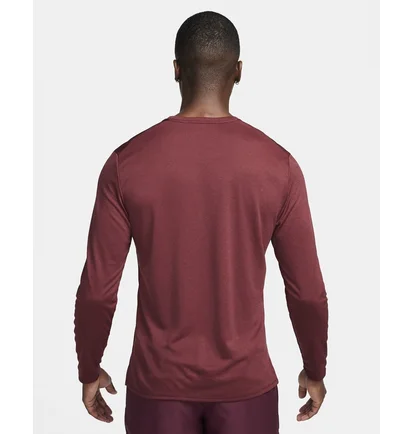 Лонгслів чоловічий Nike Miler Dri-Fit Uv Long-Sleeve Running Top Red FB7070-681