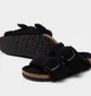 Сандалі жіночі Birkenstock Arizona Teddy Shearling Womens Black 1023105