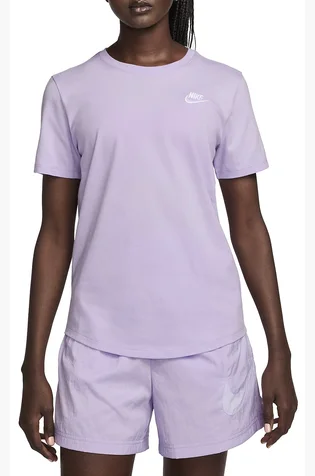 Футболка жіноча Nike W Nsw Club Ss Tee Violet DX7902-511