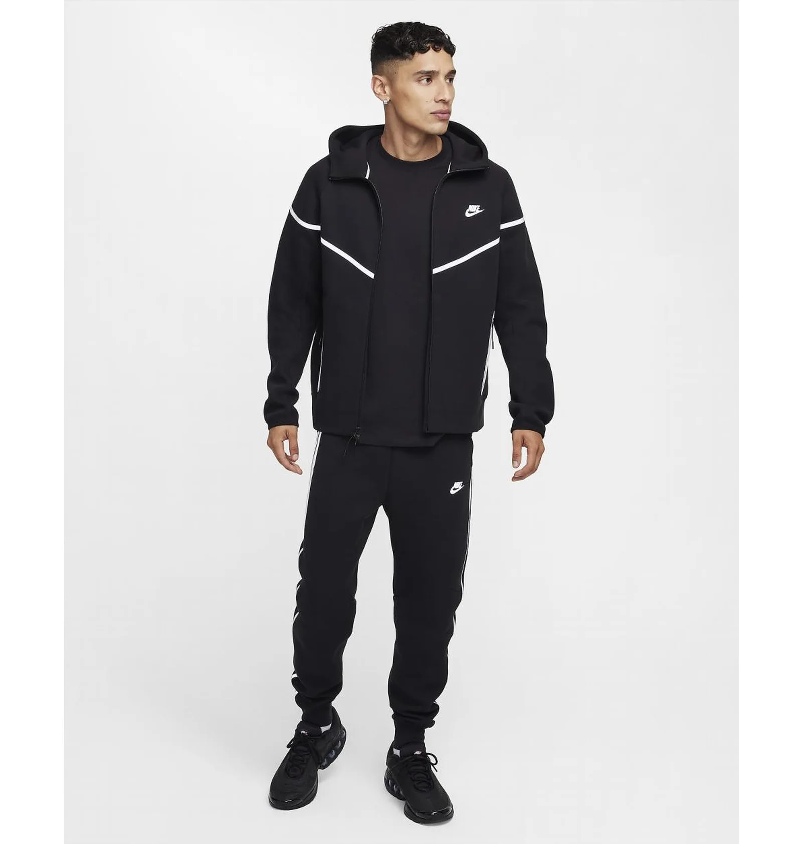 ウォーキング・ランニングウェア Nike Tech Windrunner Jacket & Pants S ᐉ Толстовка мужская Nike Tech Windrunner Fleece Full-Zip Jacket