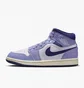 Кроссовки женские Air Jordan 1 Mid Se WomenS Shoes Violet/Pink DZ3745-500