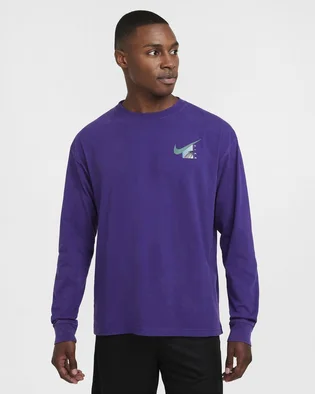 Лонгслив мужской Nike T-Shirt Max90 Violet HF6195-504