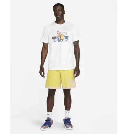 Футболка чоловіча Nike Mens Basketball T-Shirt White Dn3003-100