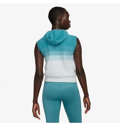 Майка женская Nike Dri-Fit Advance Run Division Vest Black/Light Blue DX0323-034