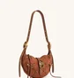 Сумка жіноча JW PEI Tessa Suede Shoulder Bag Brown BB2023BG70164JWP
