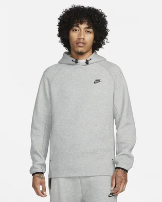 Худи мужское Nike Sportswear Tech Fleece Pullover Hoodie Grey FB8016-063