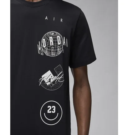 Футболка мужская Air Jordan Brand Logo Stack Black FN6027-010