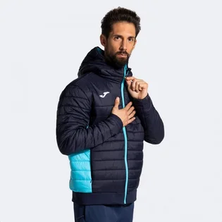 Анорак чоловічий Joma Urban V Anorak Navy Fluor Black/Turquoise 103798.342