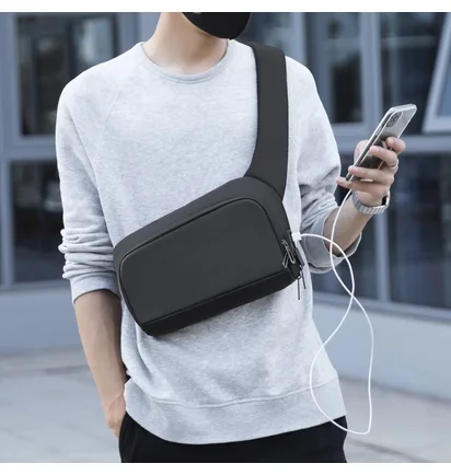 Сумка чоловіча Mark Ryden Mini Cubic Black MR8893