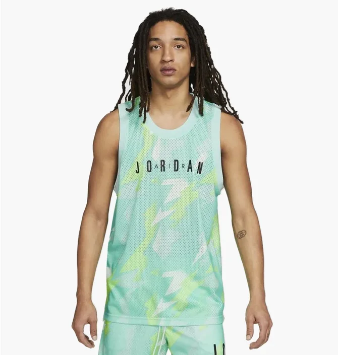 Майка мужская Air Jordan Jumpman Printed Jersey Turquoise CZ4738-675