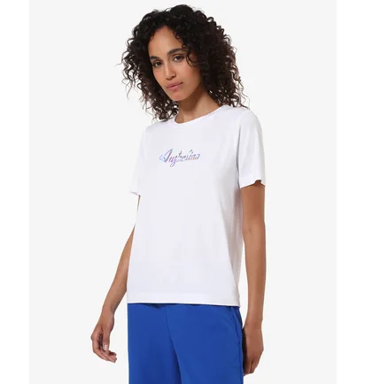 Футболка женская AUSTRALIAN Cotton Tee Holographic Logo White LSDTS0030-003