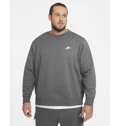 Свитшот мужской Nike M NSW CLUB CRW BB Grey BV2662-071