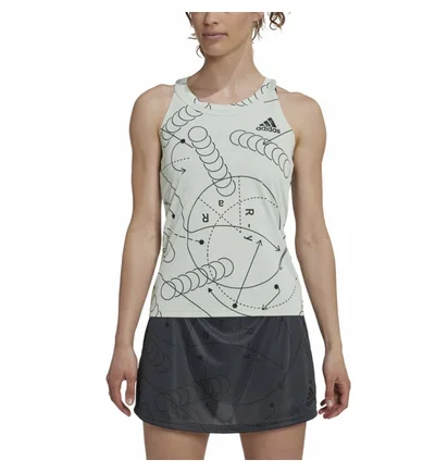 Майка женская Adidas Tennis Tank Club Grey HM6523