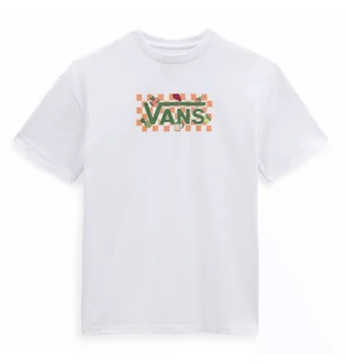 Футболка женская Vans Fruit Checkerboard Box Logo White VN0003V8WHT