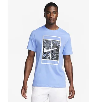 Футболка мужская Nike T-Shirt Court Dri-Fit Light Blue FJ1502-450