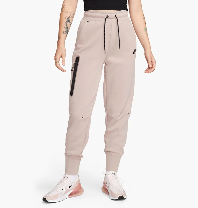 Штаны женские Nike Sportswear Tech Fleece Beige Cw4292-272