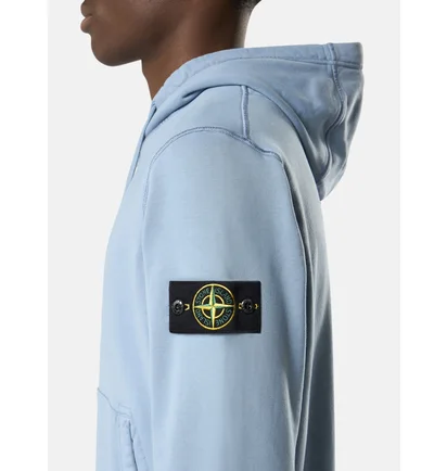 Худи мужское Stone Island Regular-Fit Light Blue L1S156100062-S0051-V0041