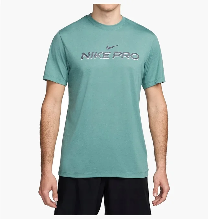 Футболка мужская Nike Dri-Fit MenS Fitness T-Shirt Turquoise FJ2393-361