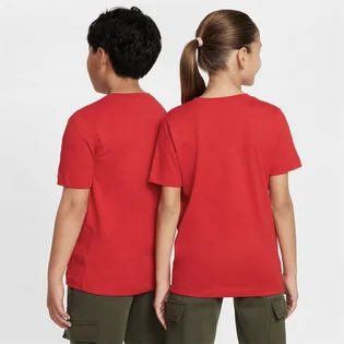 Футболка детская Nike Sportswear Big Kids T-Shirt Red FZ5177-657