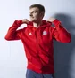 Толстовка мужская Adidas Fc Bayern Dna Full-Zip Hoodie Red Hf1356