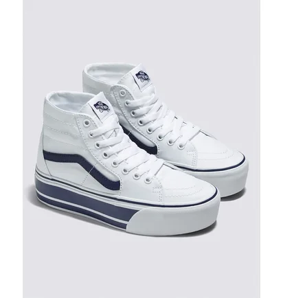Кеды женские Vans Sport Stripes Sk8-Hi Tapered Stackform Shoe White VN0A5JMKNWD