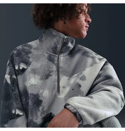 Кофта мужская Nike Tf Sherpa Hz Grey HV3541-068