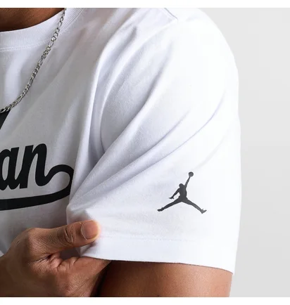 Футболка мужская Air Jordan Flight Mvp Cursive T-Shirt White FN5958-100