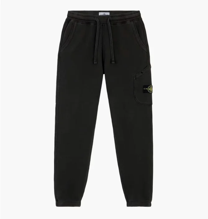 Штаны мужские STONE ISLAND Organic Black 811561141-V0162