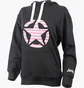 Худи унисекс Jeep Hooded Oversize Sweatshirt Star Striped Print Black O102608-B000