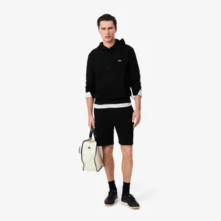 Шорти чоловічі Lacoste Non Brushed Fleece Black GH9627-51-031