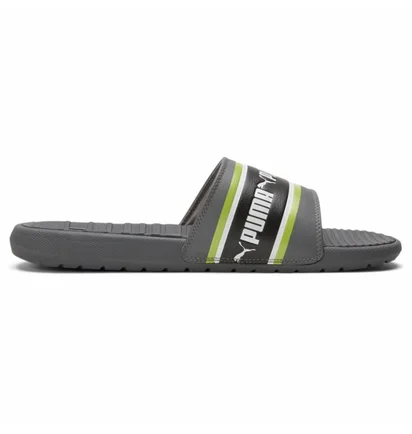 Тапочки мужские Puma Cool Cat Stripe Repeat Slide Sandals Grey 385887-02