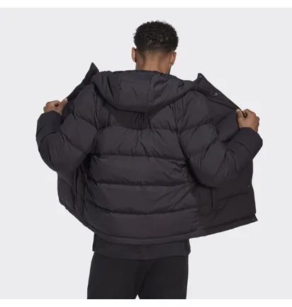 Пуховик чоловічий Adidas Helionic Ho Jkt Black HN5640