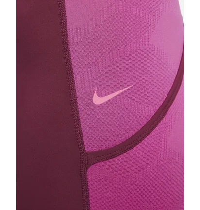 Леггинсы женские Nike Pro WomenS High-Waisted 7/8 Training Leggings With Pockets Bordo DX0063-653