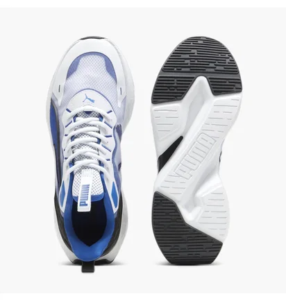 Кроссовки унисекс Puma Softride Sway White/Blue 379443-02