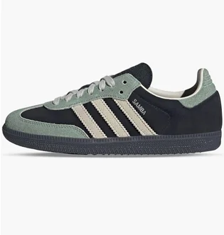 Кроссовки женские Adidas Samba Og Black/Green JI2680