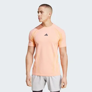 Футболка чоловіча Adidas Tennis Pro Seamless Aeroready Freelift Peach IT4025