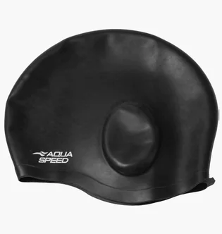 Шапочка для плавания Aqua speed Ear Cap Comfort 9894 Black 289-07