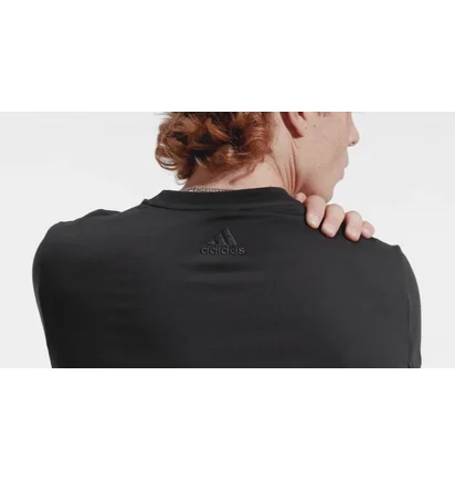 Футболка мужская Adidas Essentials Single Jersey Big Logo Tee Black Ic9347
