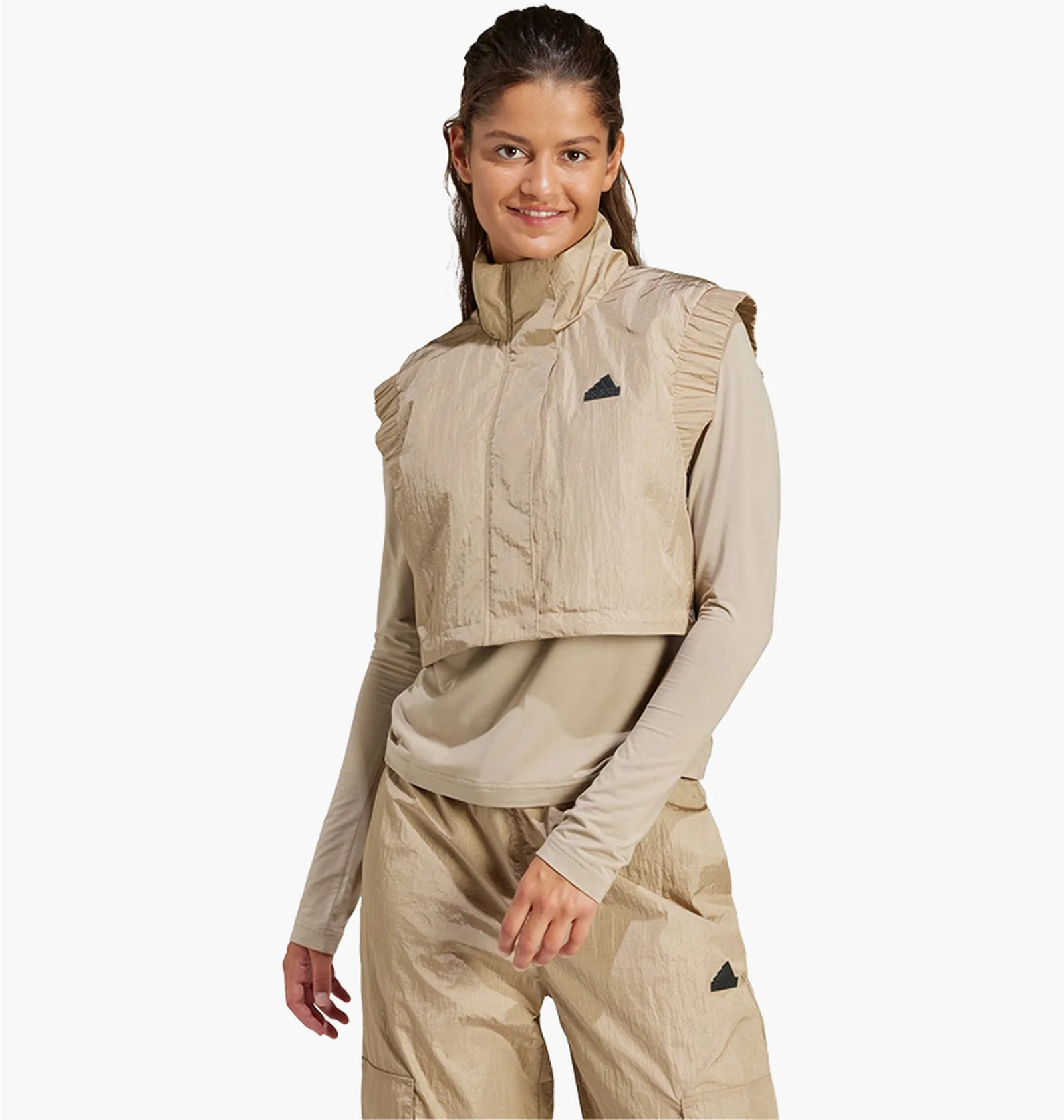 ᐉ Жилетка женская Adidas City Escape Crop Vest Beige IT1452