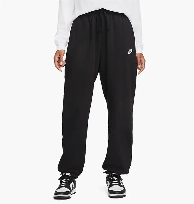 Штаны женские Nike Sportswear Club Fleece Oversized Black Dq5800-010