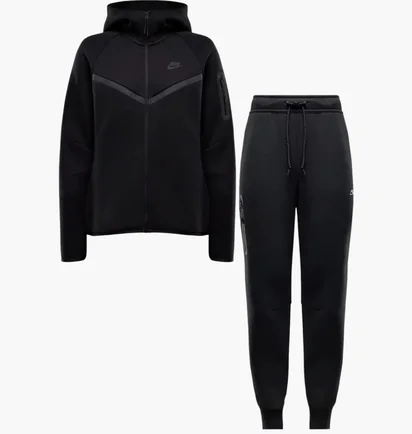 Спортивний костюм жіночий Nike Tech Fleece Black HV6747-010__HV6779-010