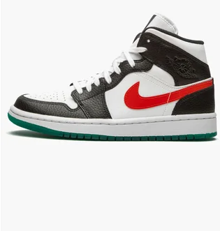 Кроссовки женские Air Jordan 1 Mid Wmns White/Black BQ6472-063