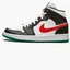 Кроссовки женские Air Jordan 1 Mid Wmns White/Black BQ6472-063